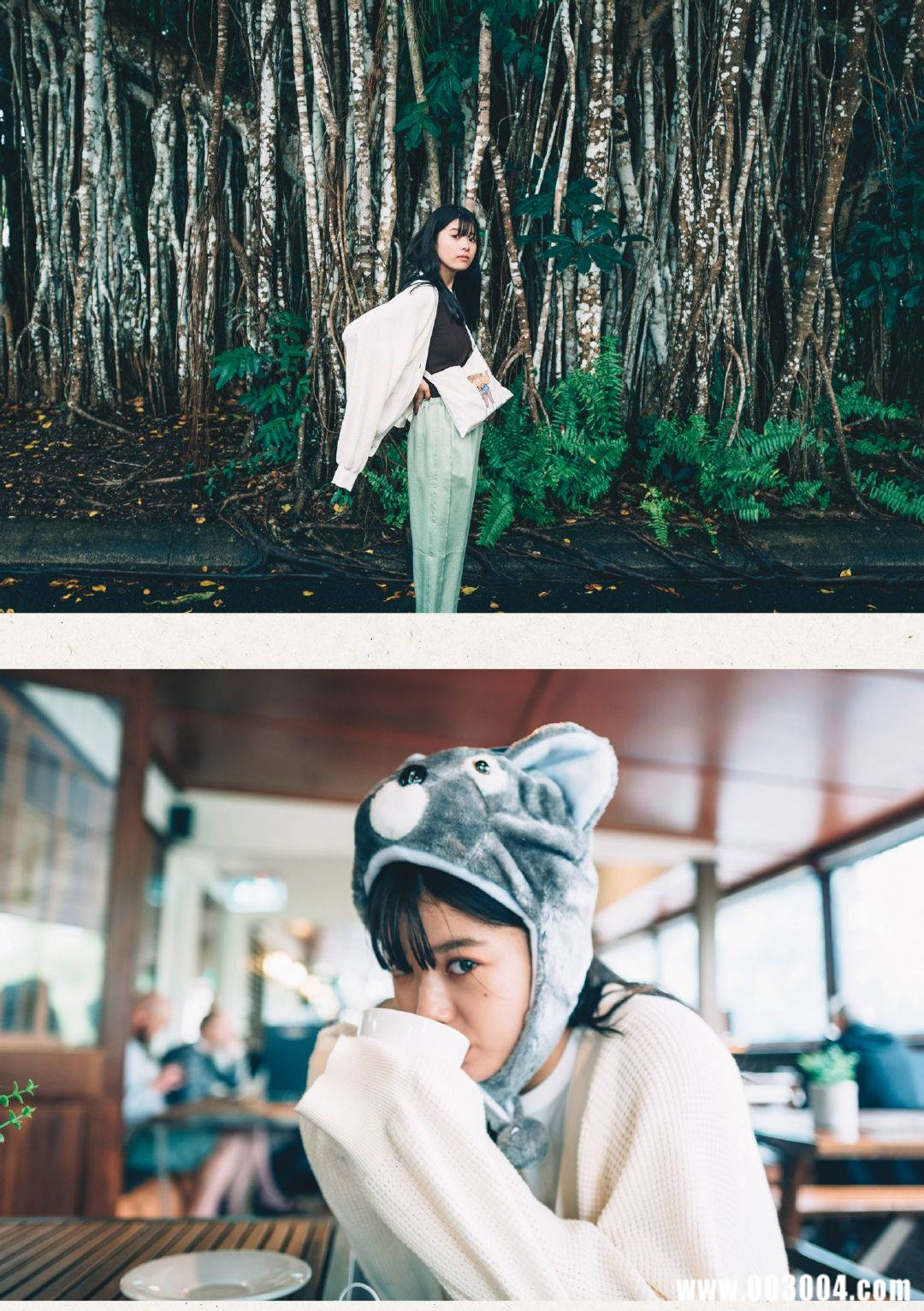 马场富美加首部旅行书《马场ふみか ばばたび》：沉浸在树熊的拥抱中！