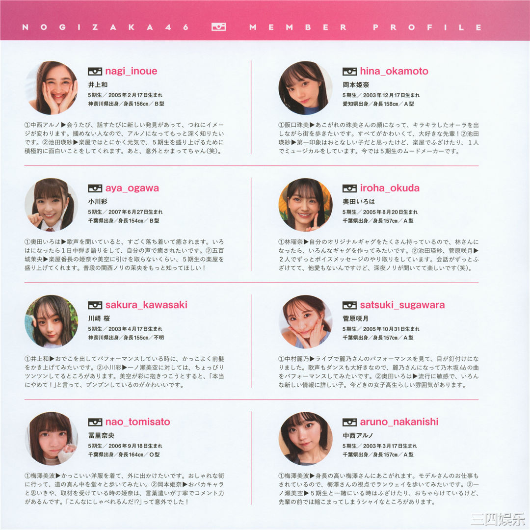 乃木坂46写真集《乃木撮 VOL.03》高清全本