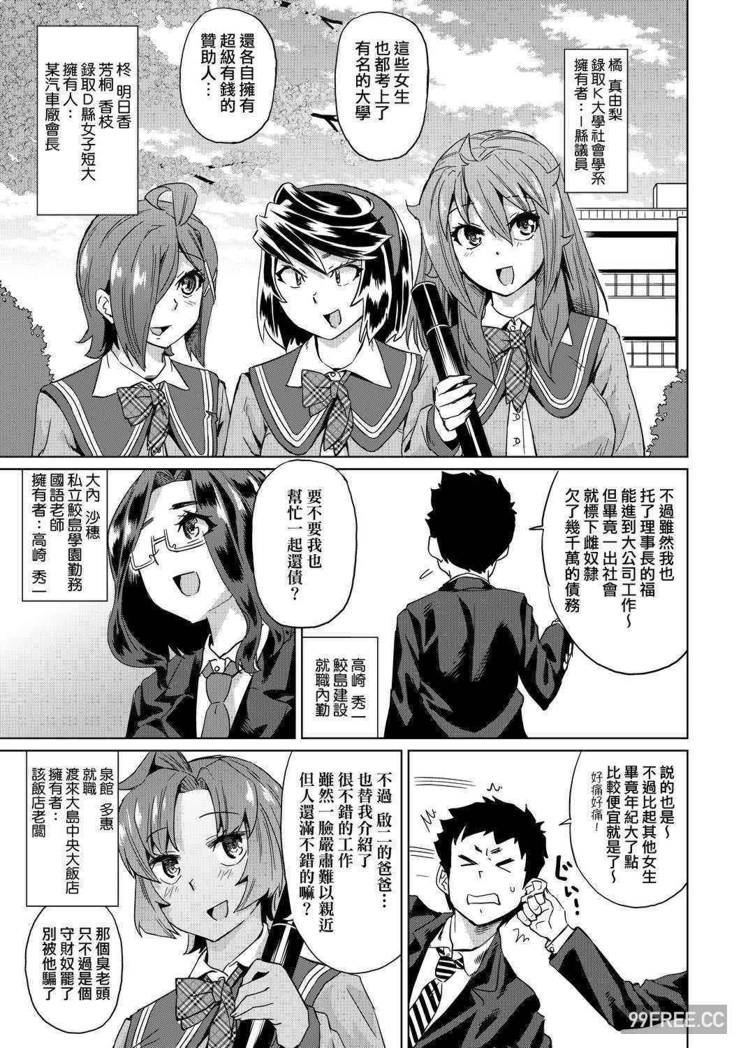 [あべもりおか] 夏の離島研修でクラスの女子達がSEX狂いのメス奴隷に調教された話