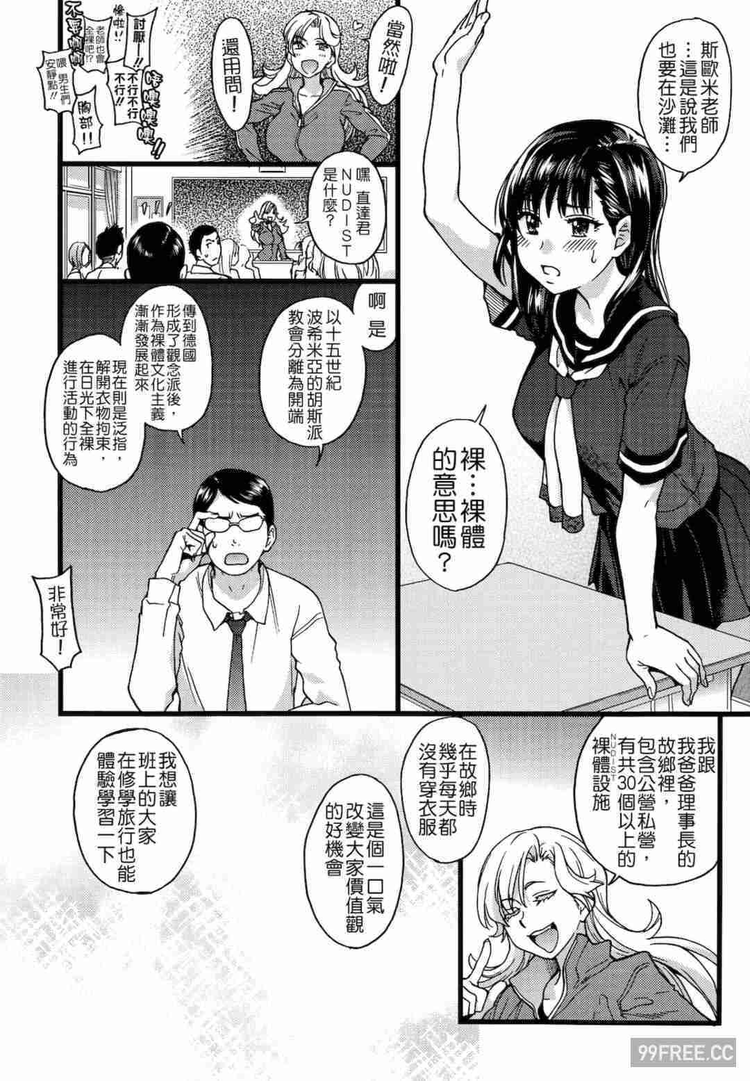 [師走の翁] ヌーディストビーチに修学旅行で!!