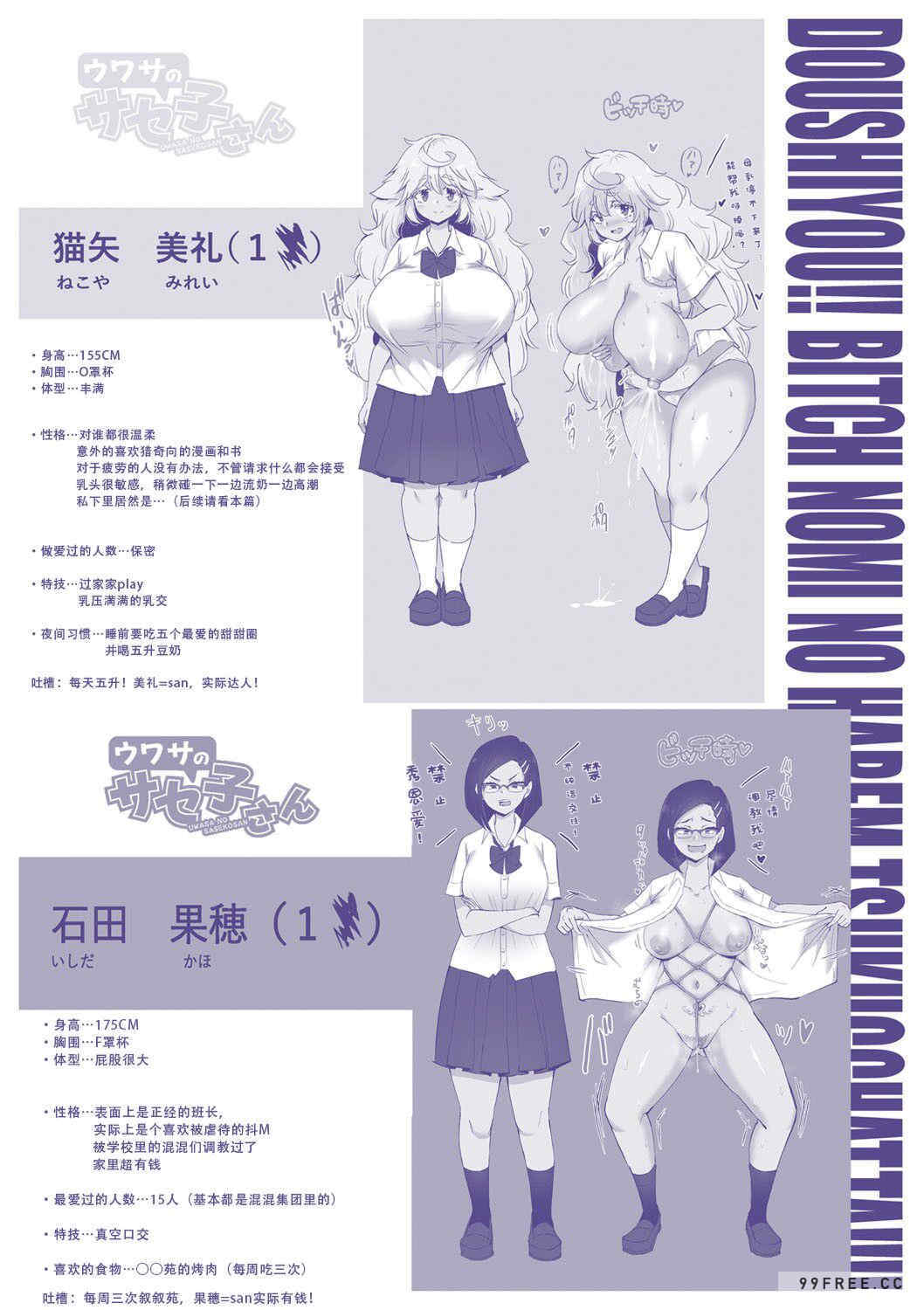 [はすの上梅津] どうしよう!!ビッチのみのハーレム作っちゃった!!!! ｜怎么办！我建起只有碧池的后宫了！