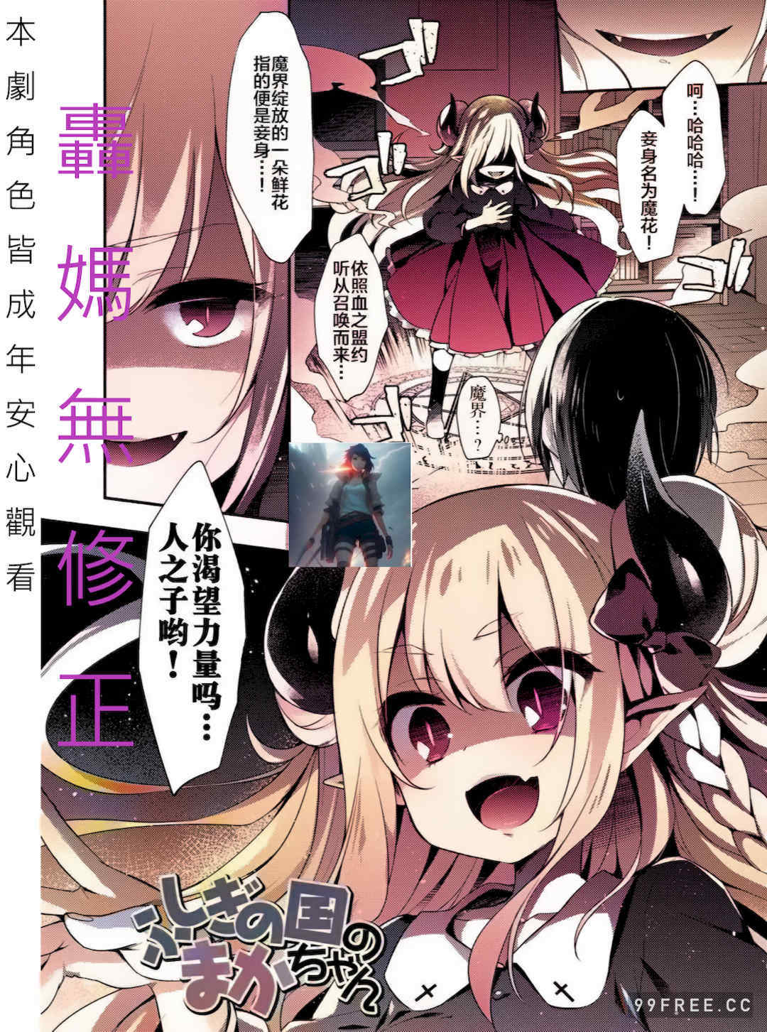 [ふみー]不可思議國度的魔花醬[轟媽無修正版]とろとろむちゅう 附特典 ~秘密城堡~