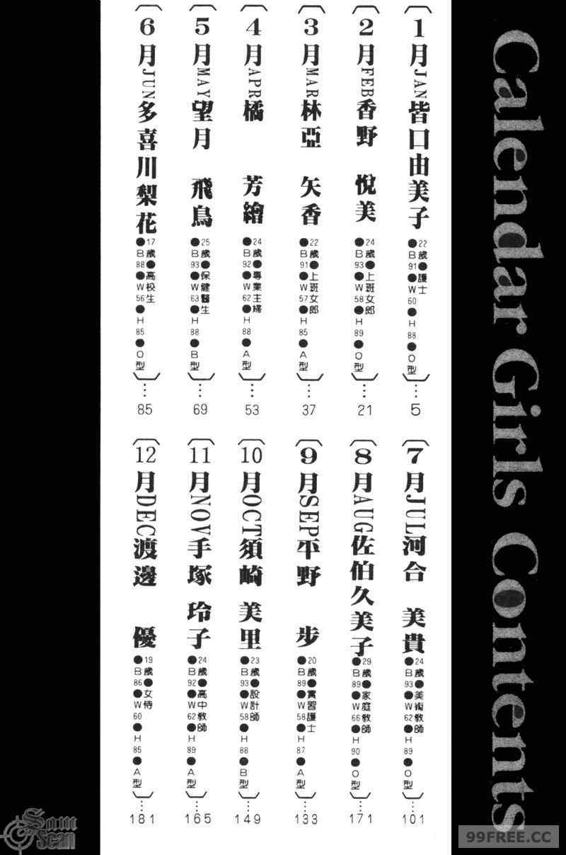 [かたせ湘] カレンダーガールズ 1