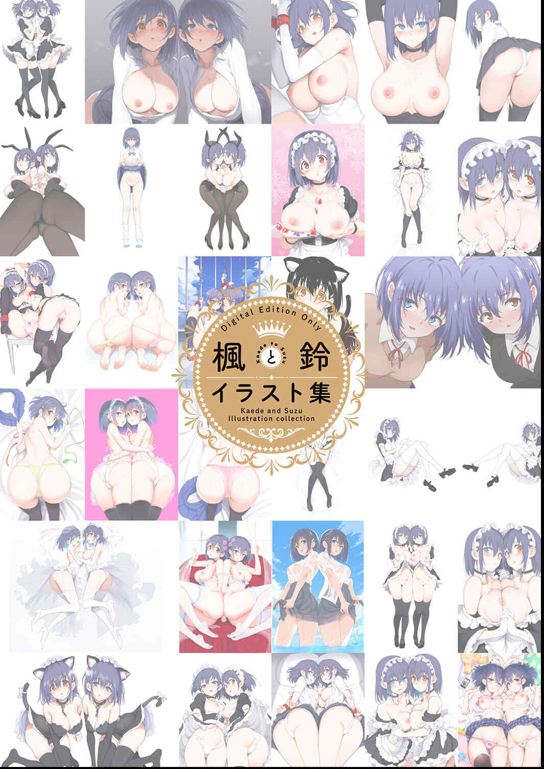 [きょくちょ] 楓と鈴   楓と鈴イラスト集 [中文] [無修正] [DL版]