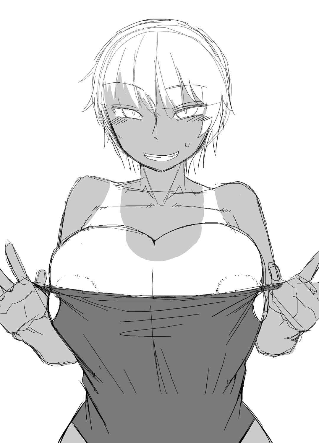 [高津] ちょっと美人で胸がデカくてエロいだけのバカ姉ぇ [罗洁爱儿个人机翻] [DL版]