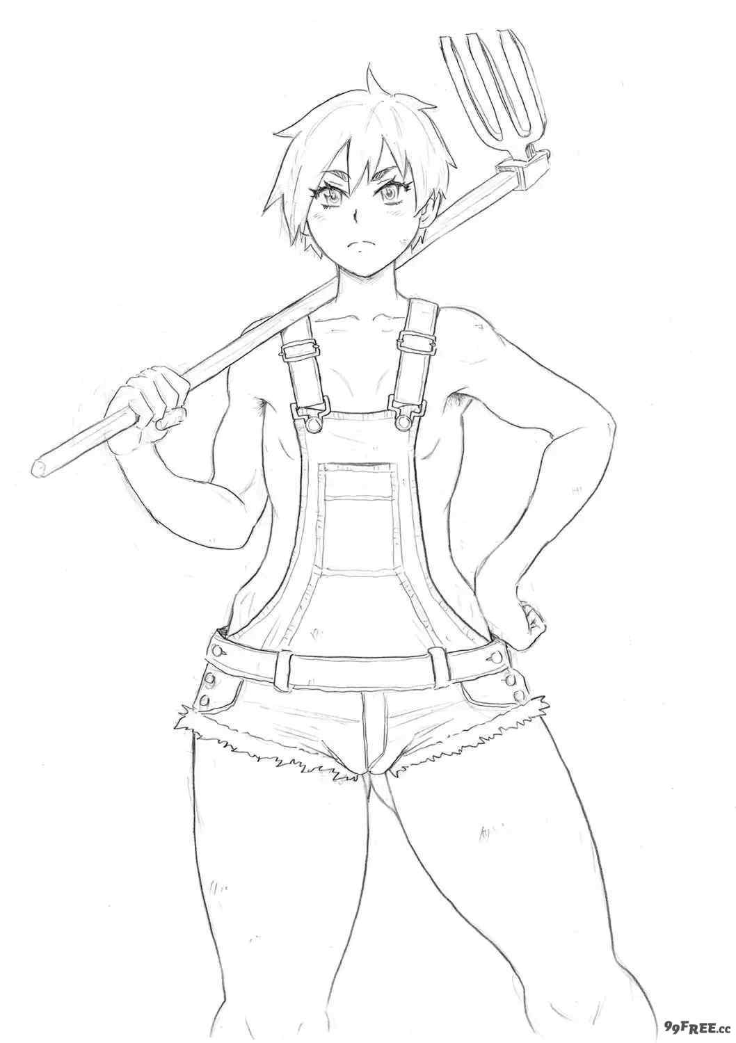 [ジョン・K・ペー太] 全力穴娘 [机智的叉子个人汉化] [無修正] [DL版]