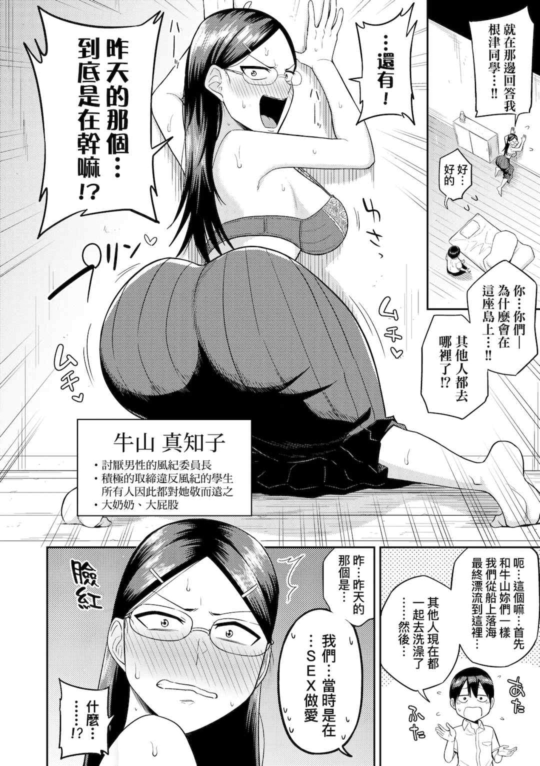 [まこしょ] 無人島で、SEXに興味津々なドスケベ陰キャ女子たちとハーレムライフ [中国翻訳] [無修正] [DL版]