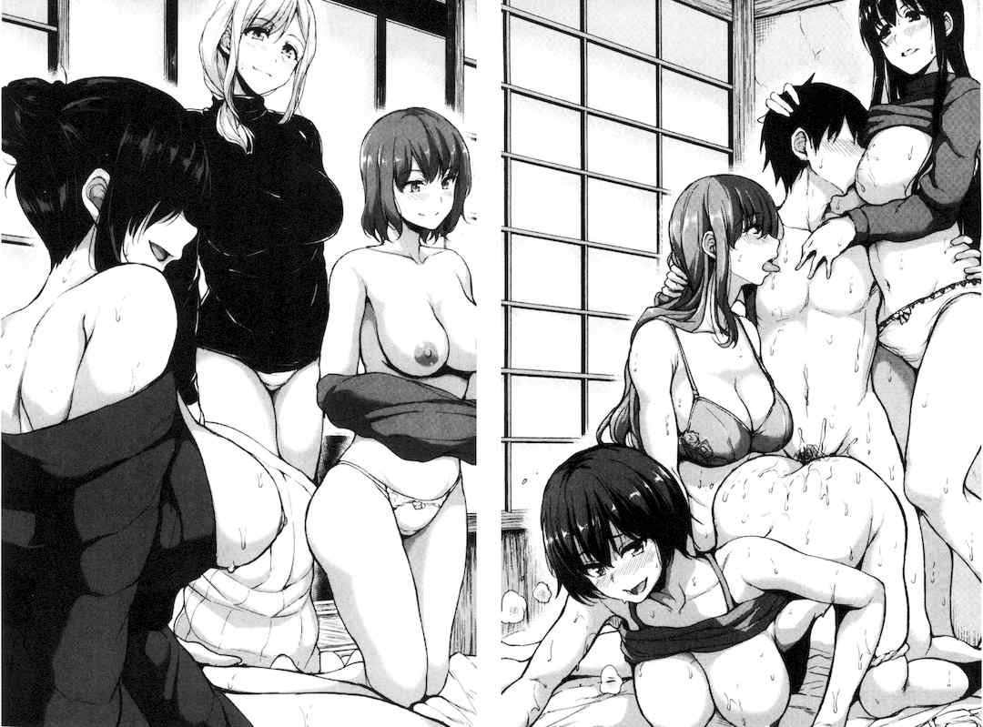 [立花オミナ] ゆけむりハーレム物語|湯煙繚繞後宮淫亂物語 [中国翻訳][疏碼]