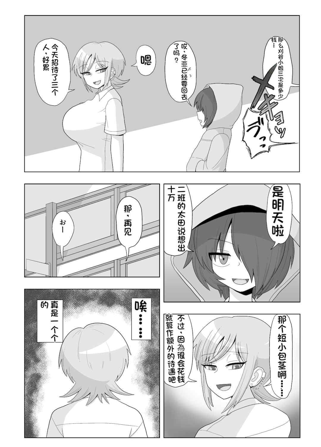 [配菜机翻汉化组][豪放磊落] 金髪爆乳ヤンキー　総集編