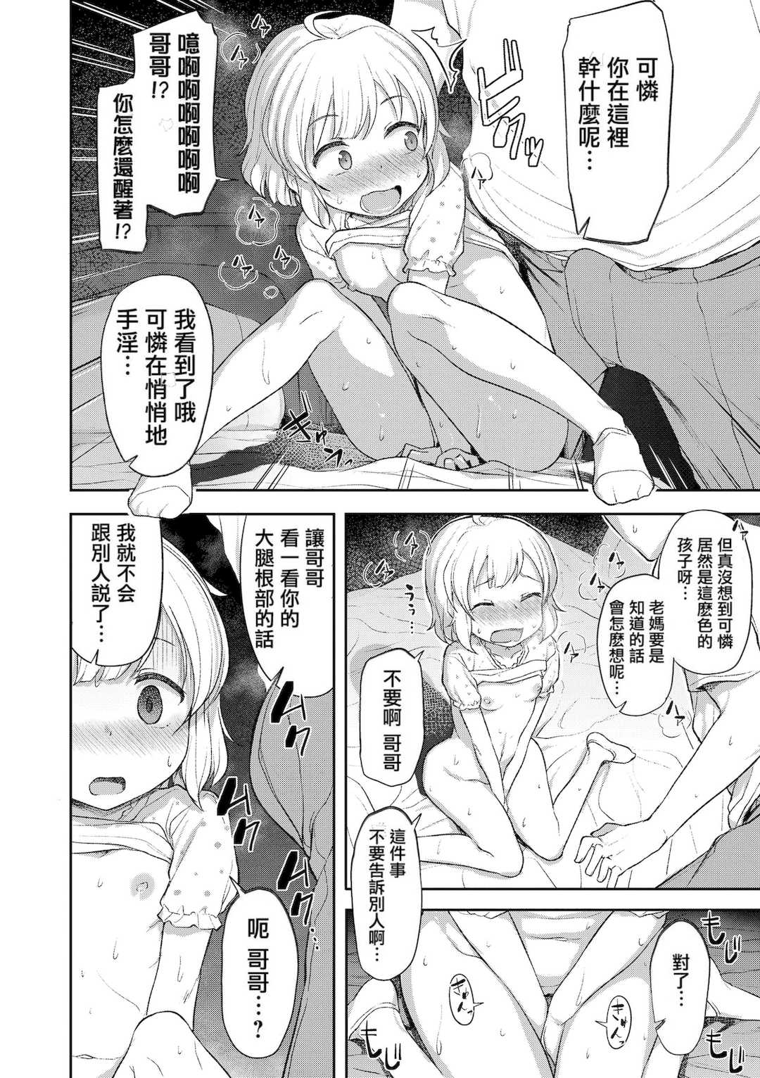 [はやけ] 妹の裸を見て興奮するなんて変なお兄ちゃん♡ [DL版] [中国翻译]