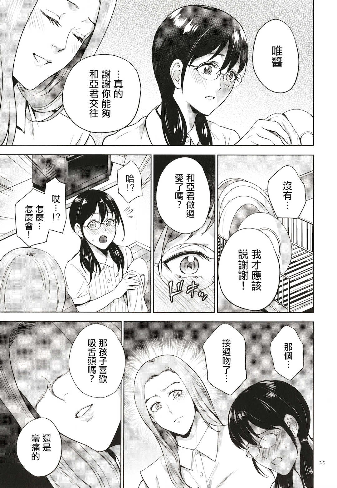 [夏のおやつ] 蜜母子インモラル + イラストカード [中国翻訳]