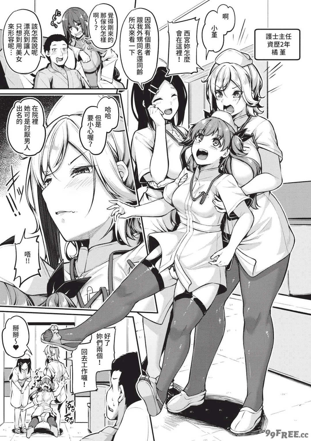 [双葉八重] エッチなナース達が個室で交尾してくれるって本当ですか！？｜可以跟色情護士在單人病房做愛是真的嗎？ [中国翻訳] [無修正] [DL版]